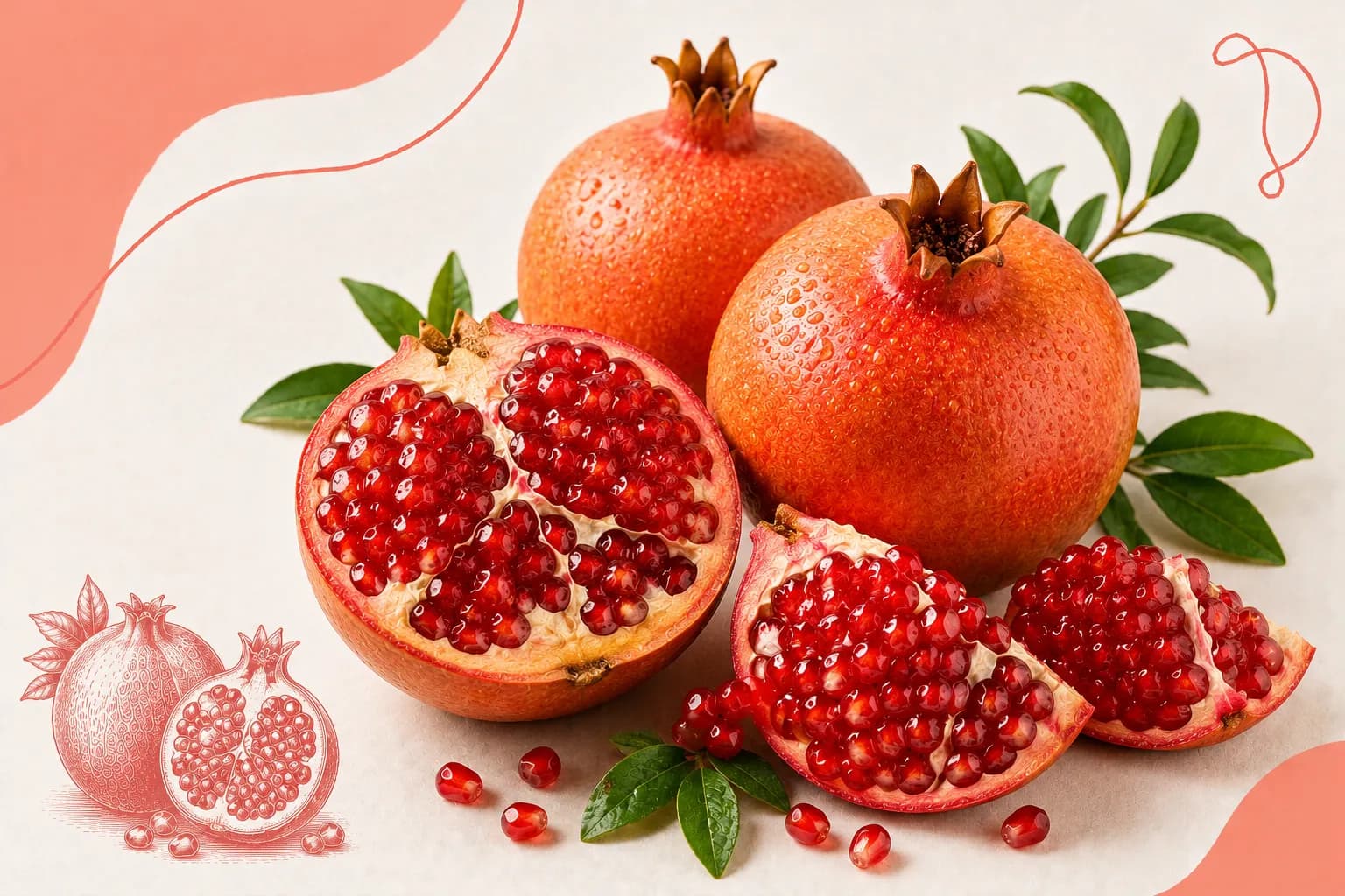 Fresh Bhagwa Pomegranate