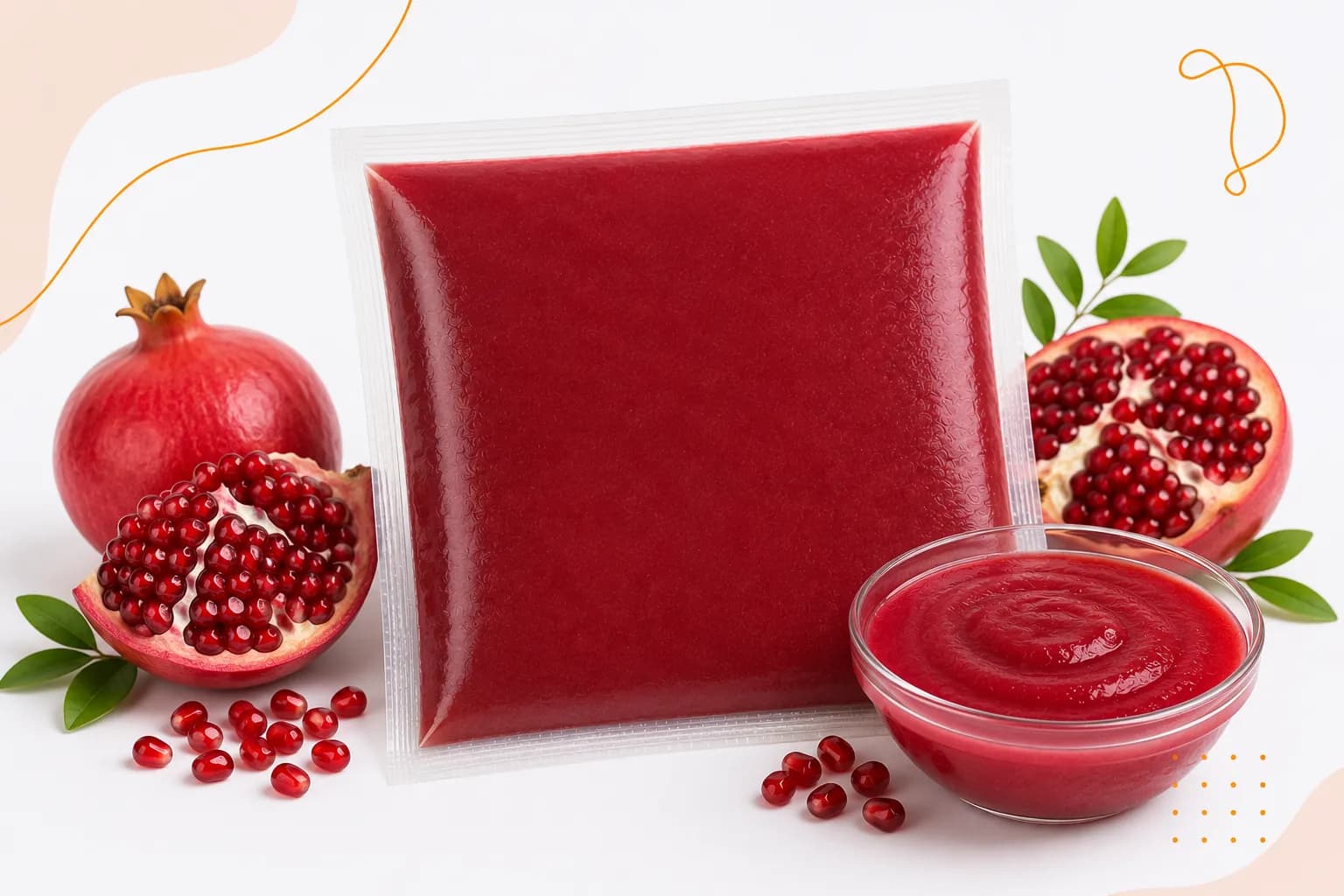 Frozen Pomegranate Puree