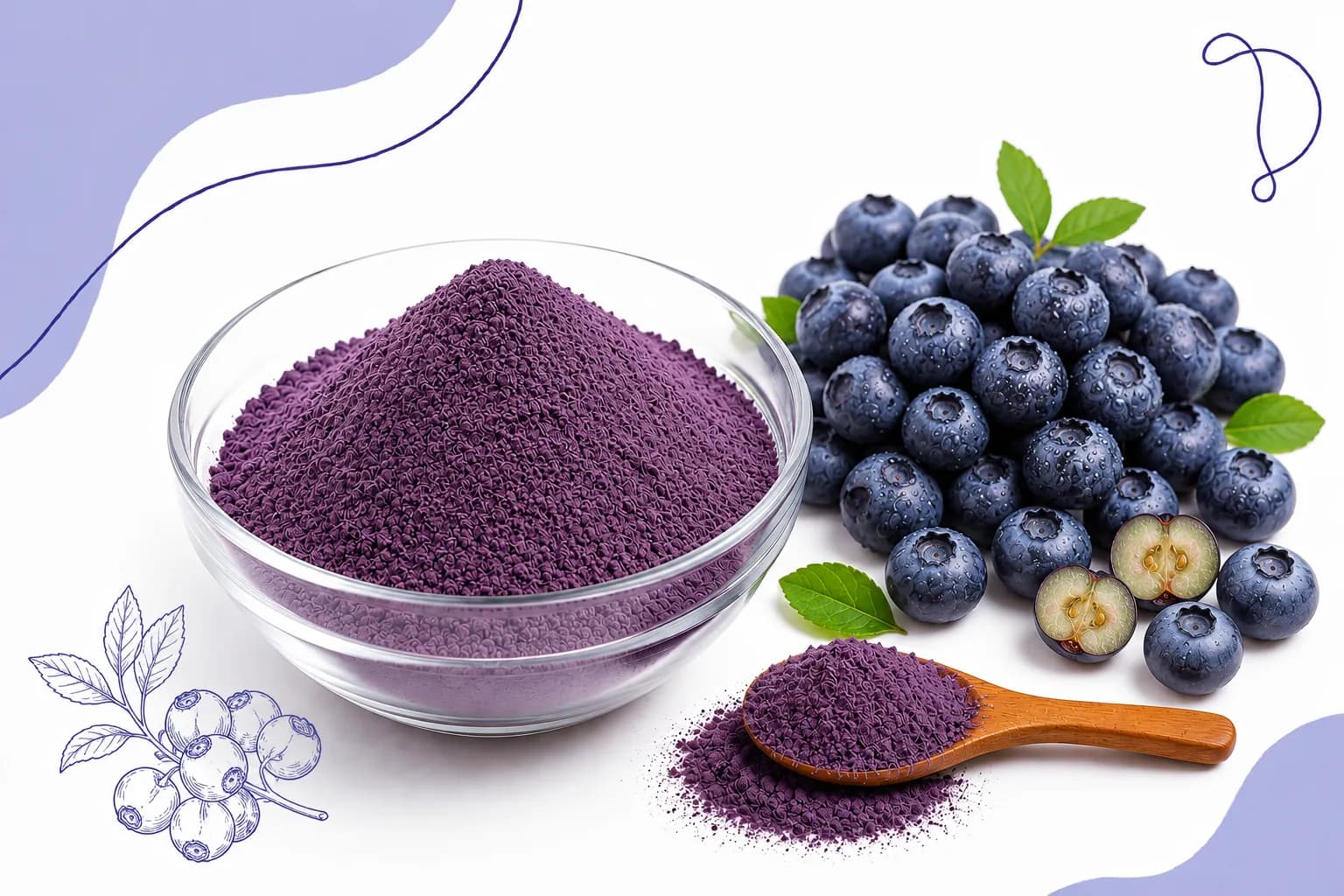 SD Blue Berry Powder