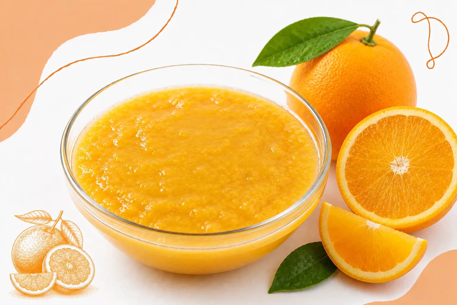 Sulphited Orange Pulp