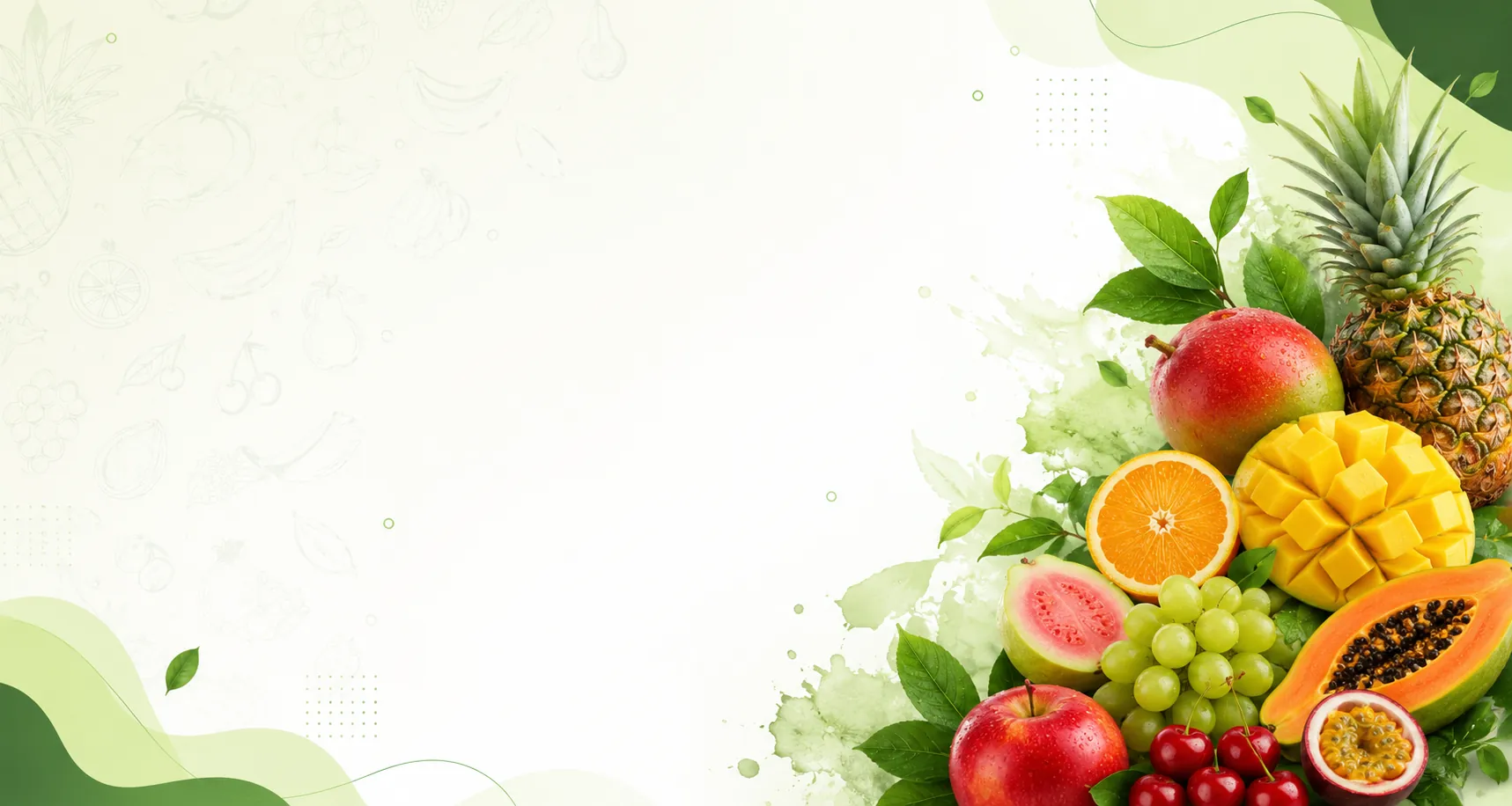 Zain Natural Agro Fresh Fruit Backdrop