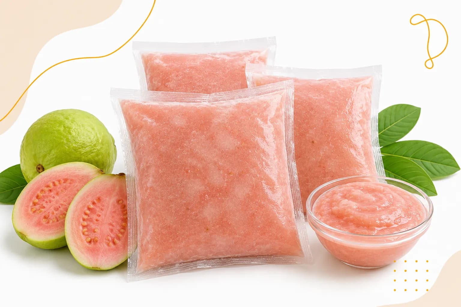 Frozen Pink Guava Pulp