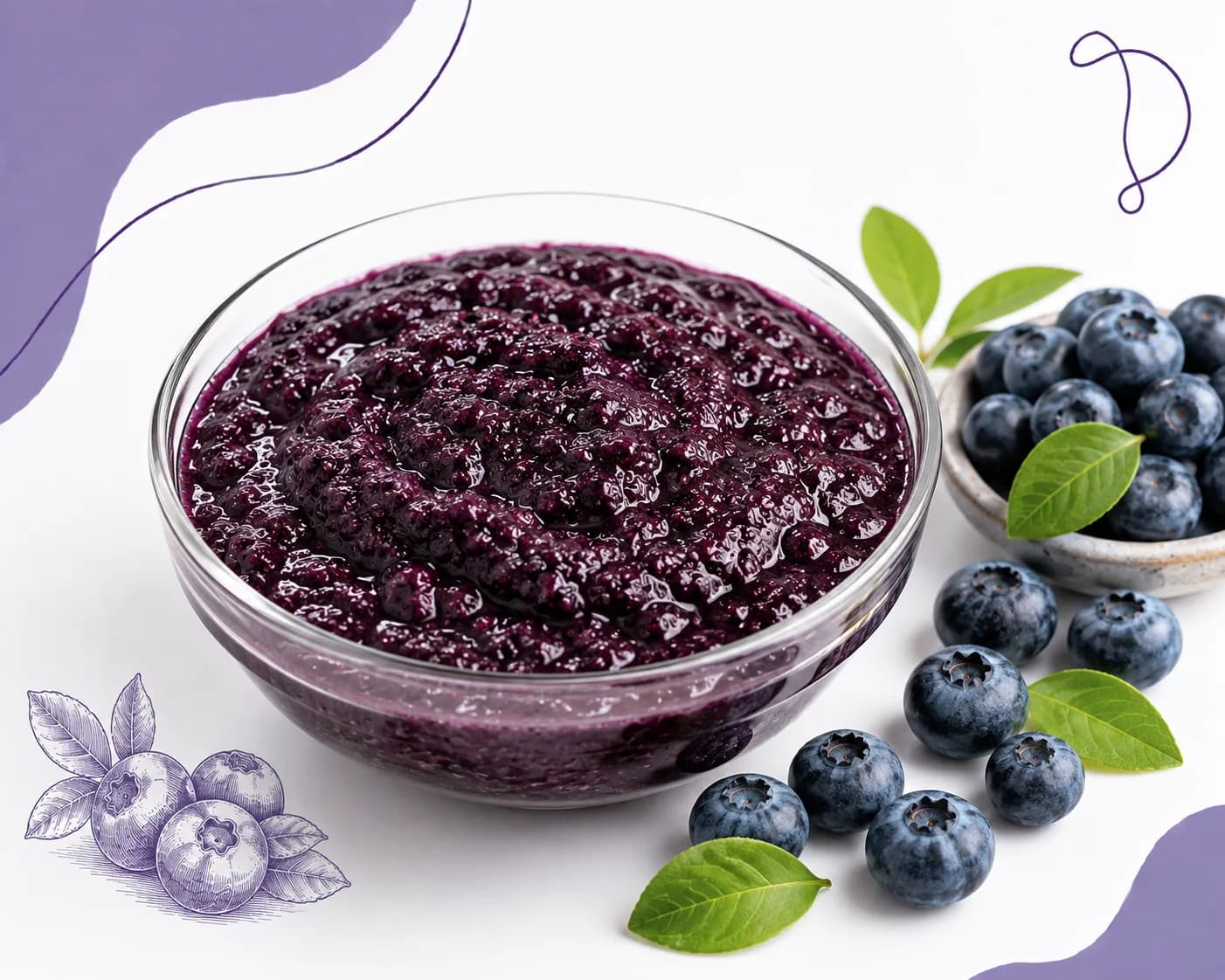 Sulphited Blueberry Pulp