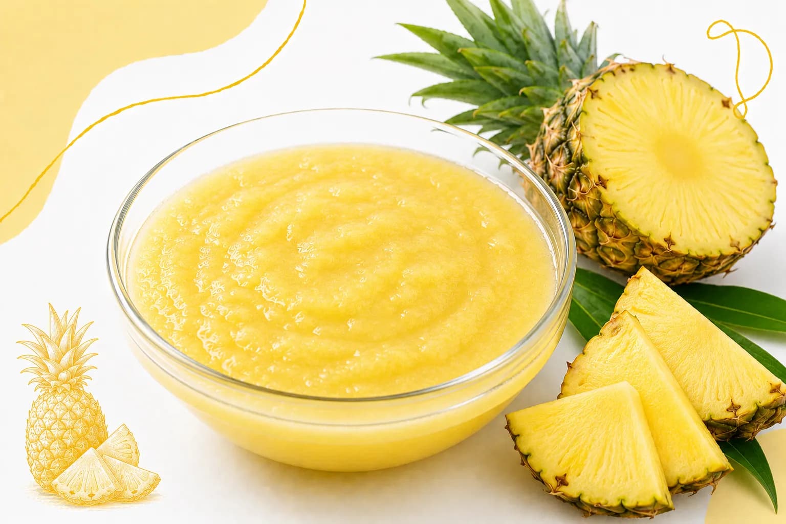 Sulphited Pineapple Pulp