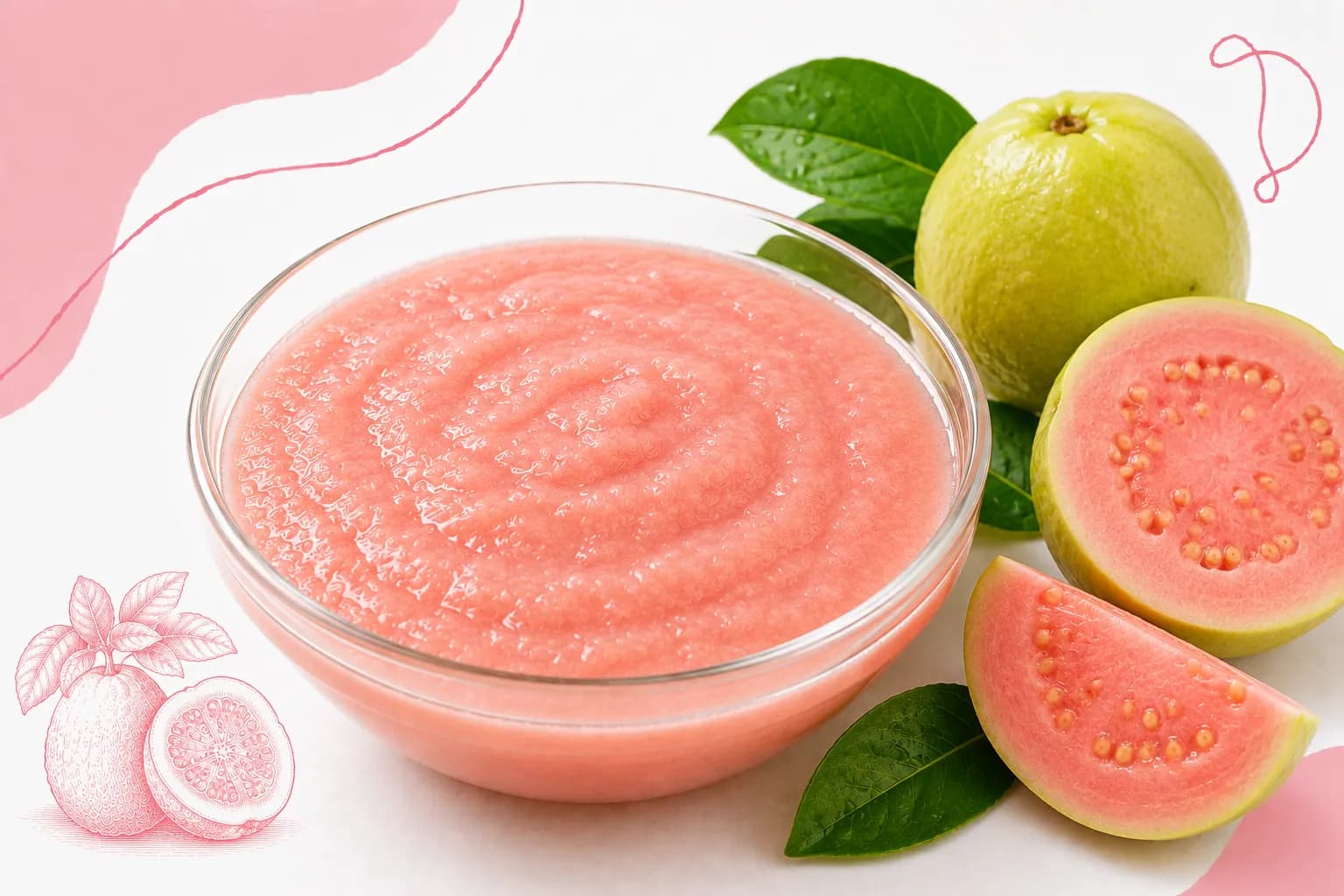 Sulphited Pink Guava Pulp
