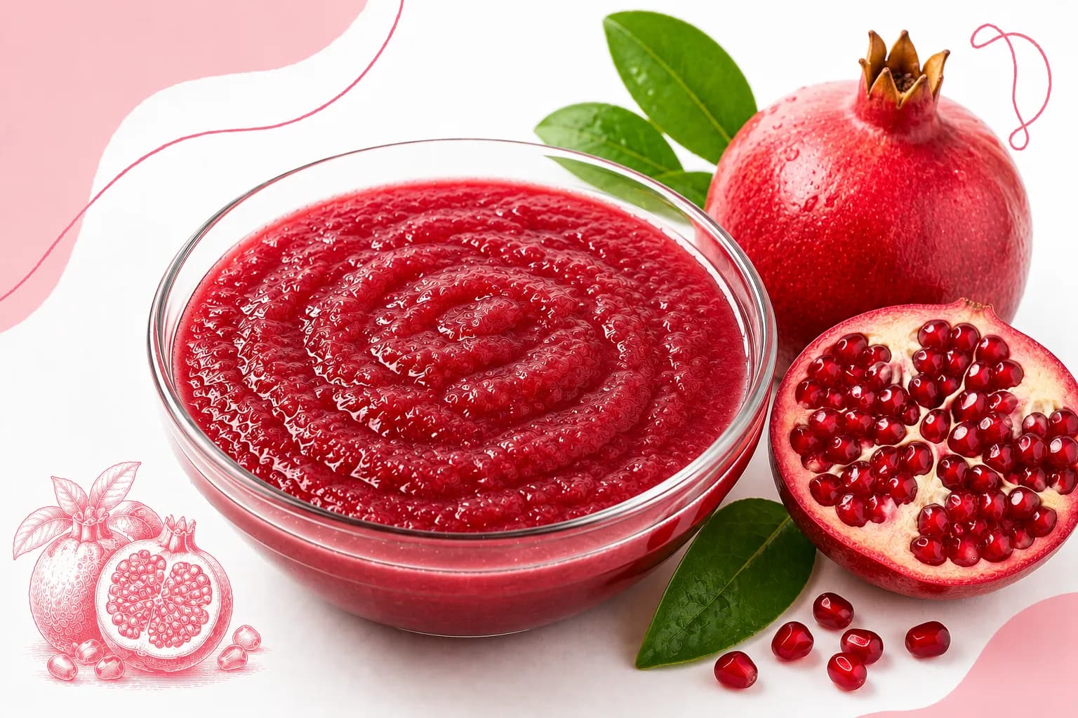 Sulphited Pomegranate Pulp