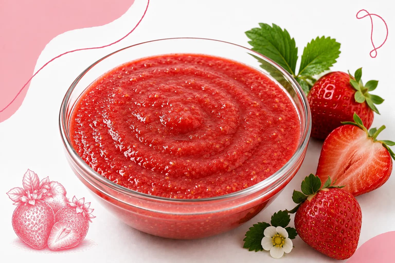 Sulphited Strawberry Pulp