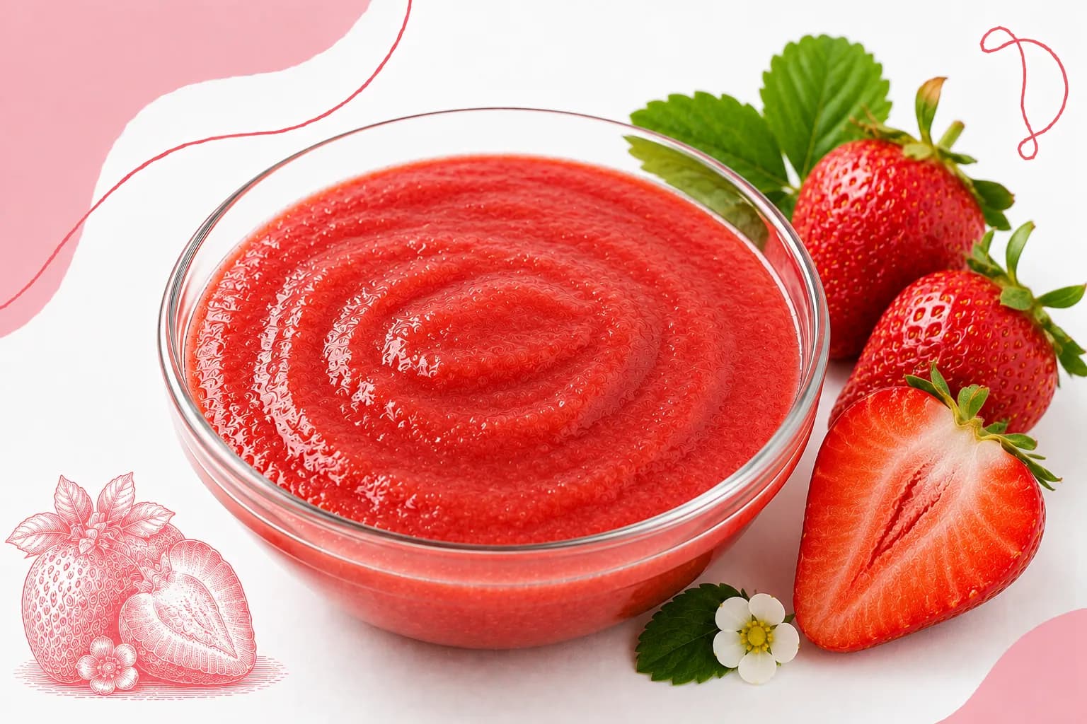 Sulphited Strawberry Pulp (Seedless)