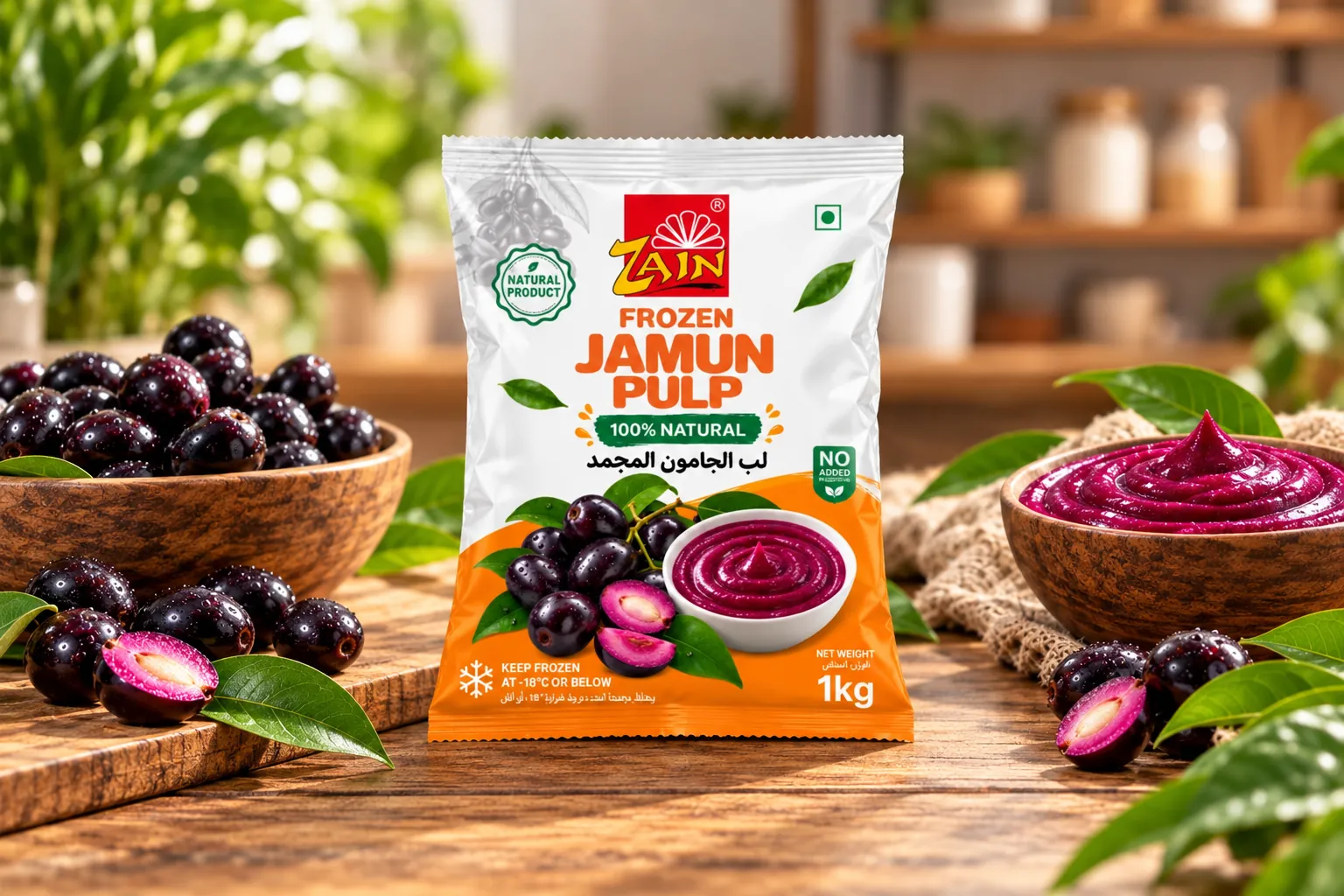 Zain Frozen Jamun Pulp