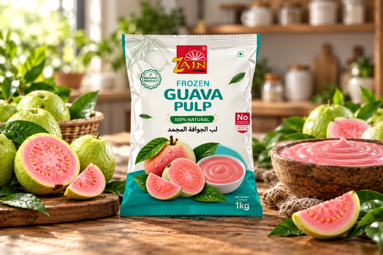 Zain Frozen Pink Guava Pulp