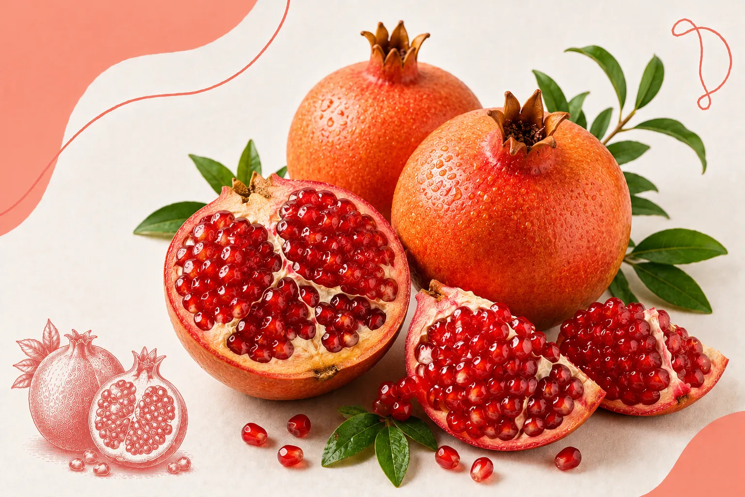 Fresh Bhagwa Pomegranate