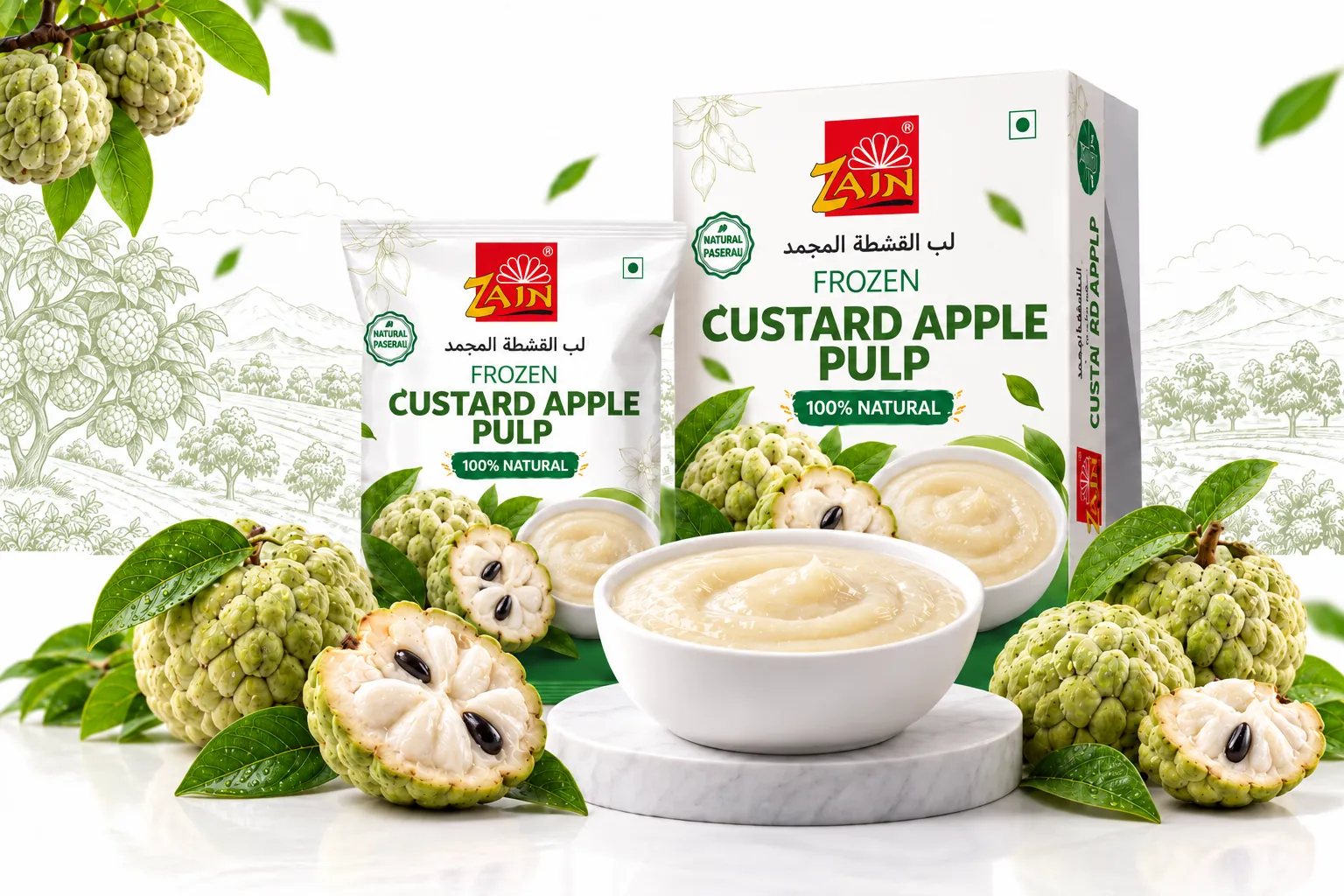 Frozen Custard Apple