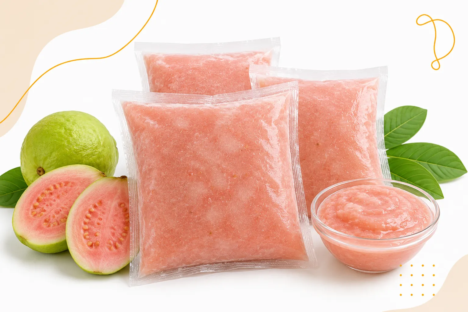Frozen Pink Guava Pulp