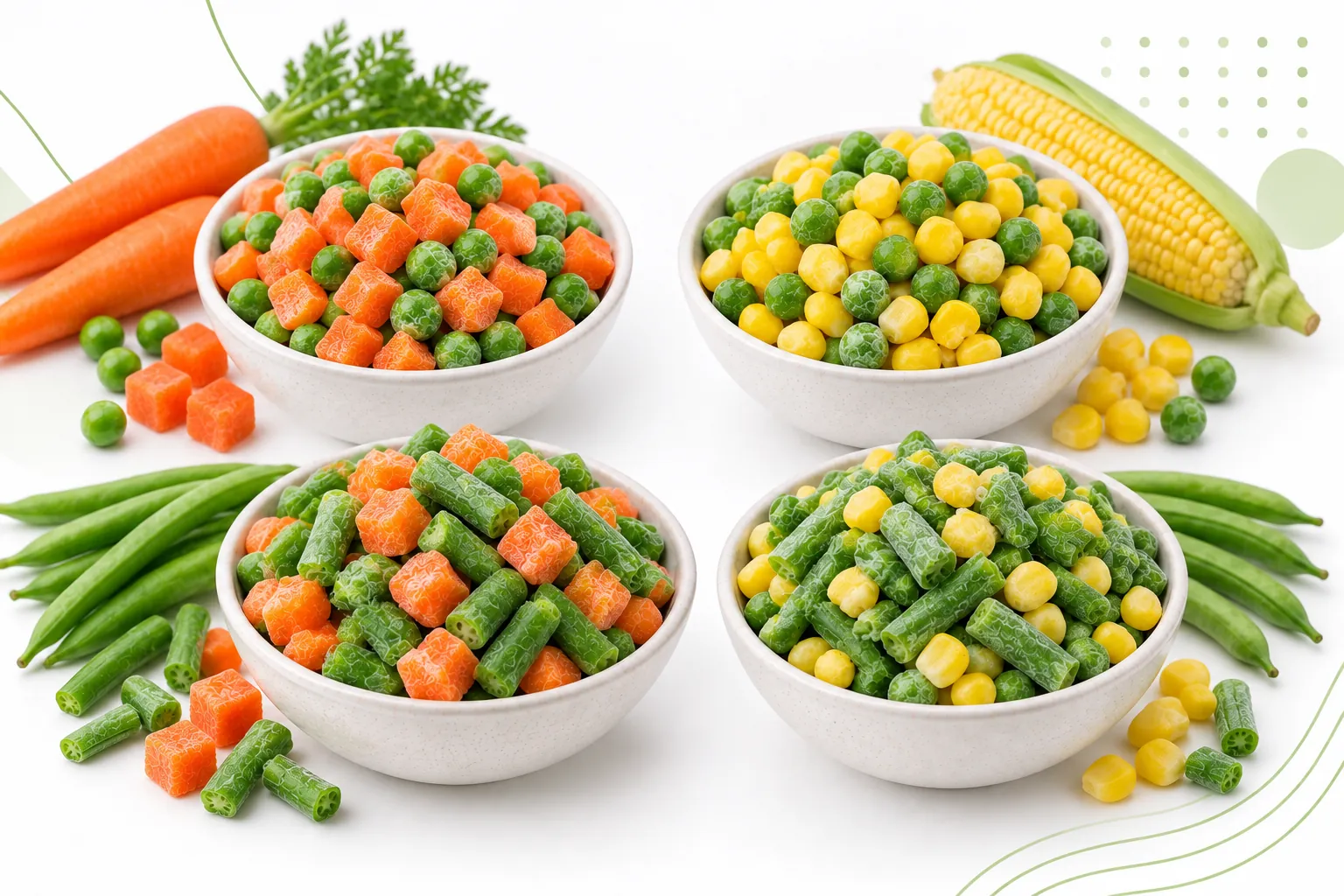 IQF Mixed Vegetables (2-Way)