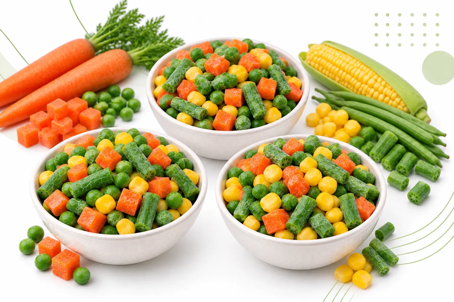 IQF Mixed Vegetables (4-Way)