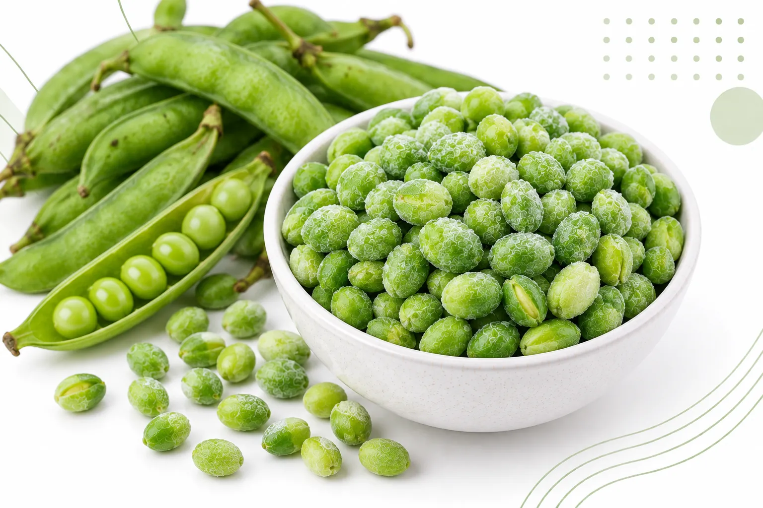 IQF Tender Pigeon Peas (Tuvar Lilva) - Bulk Export Packaging & Technical Specifications