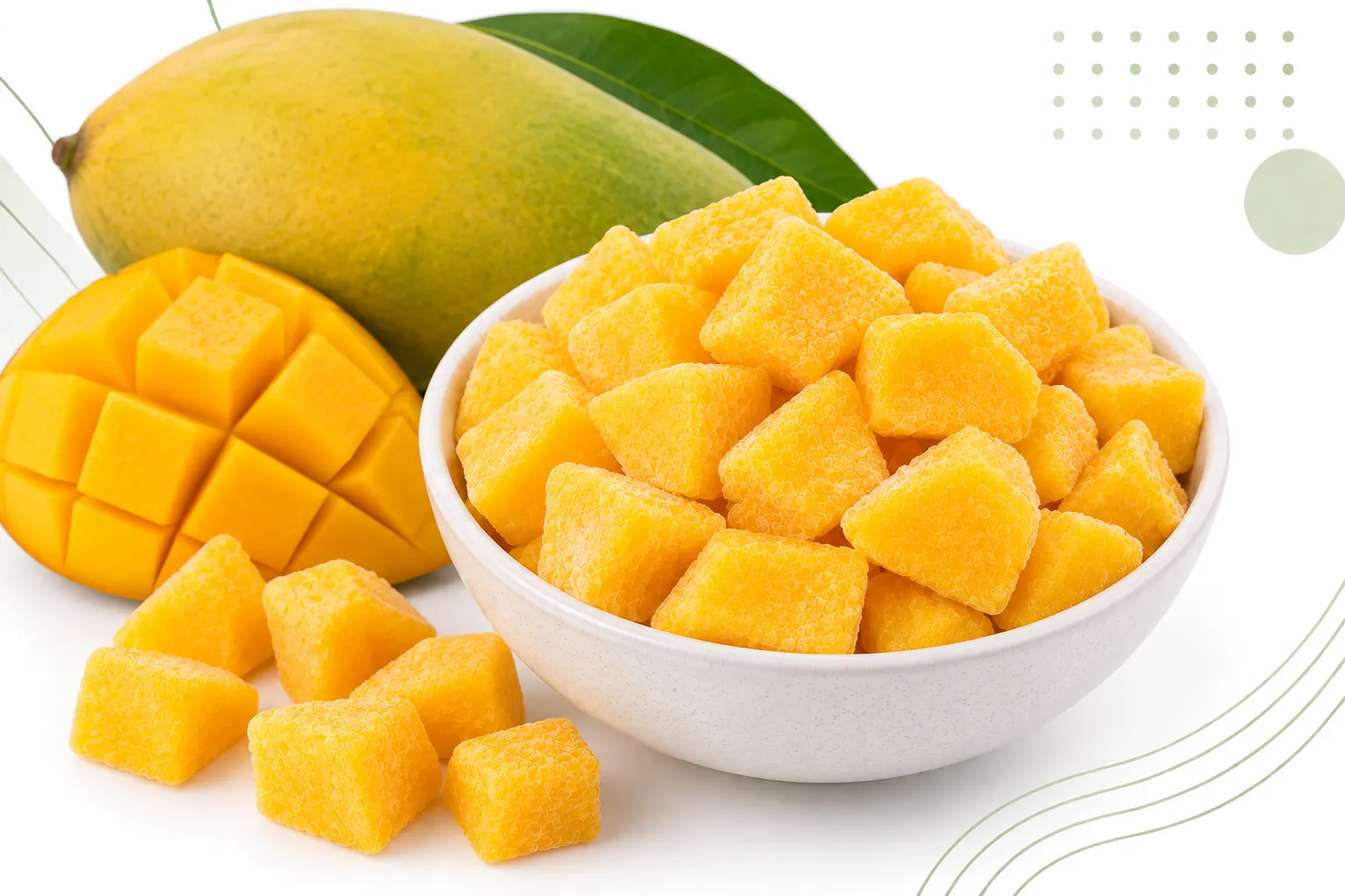 IQF Totapuri Mango Dices & Chunks