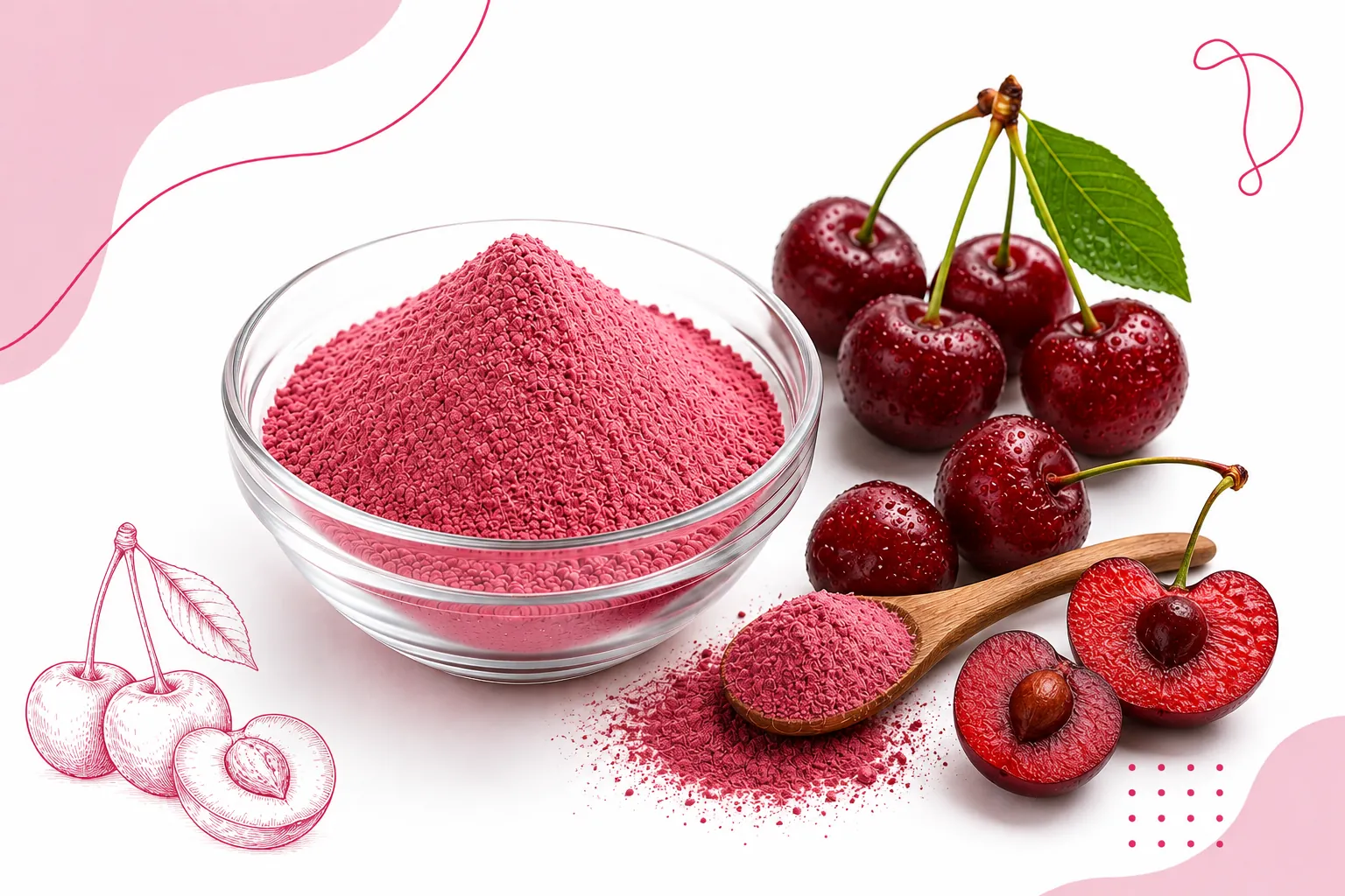 SD Cherry Powder - Bulk Export Packaging & Technical Specifications