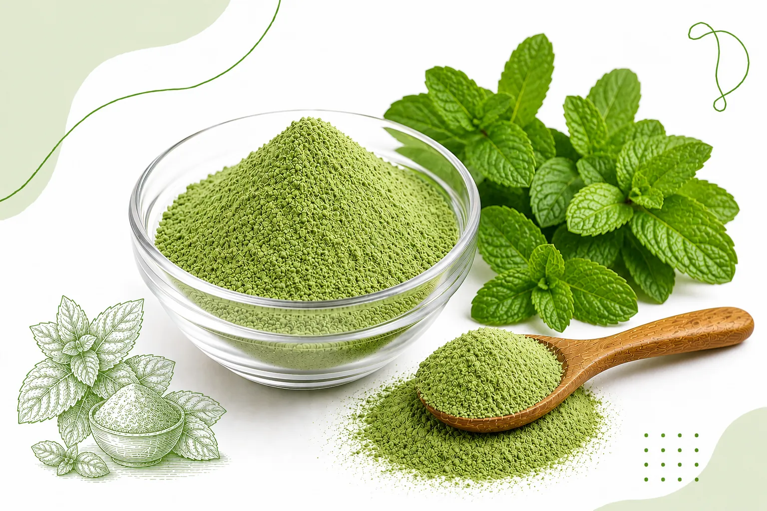 SD Mint Powder - Bulk Export Packaging & Technical Specifications